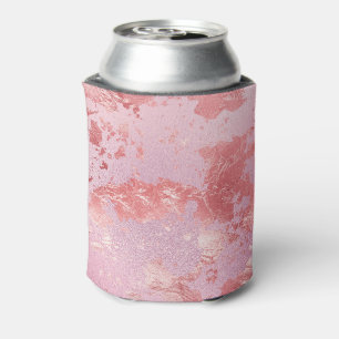 Enfriador De Latas Laminado metálico rosa glamuroso brillante