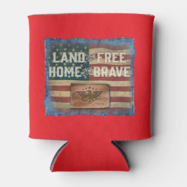 Enfriador De Latas Land of the Free Can Cooler