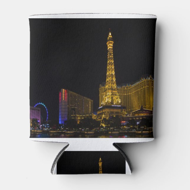 Enfriador De Latas Las Vegas de noche (Anverso)