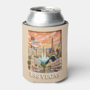 Enfriador De Latas Las Vegas Nevada Impasto Monumentos de Viaje Vinta