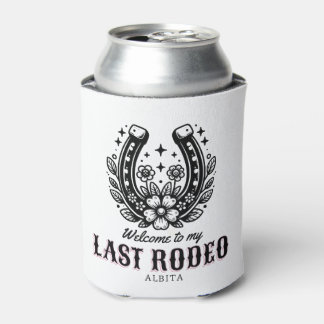 Enfriador De Latas last rodeo western bachelorette party custom name