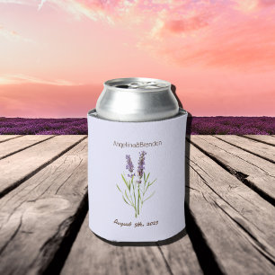 Enfriador De Latas Lavanda de época para bodas