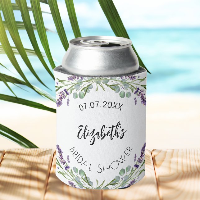 Enfriador De Latas Lavender eucalipto verde ducha de novia (Subido por el creador)