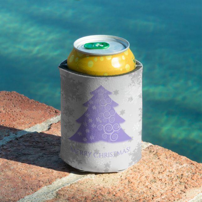 Enfriador De Latas Lavender Festive Christmas Tree Cooler (Piscina in situ)