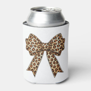 Enfriador De Latas Lazo Coqueto Sublimación Leopardo Guepardo