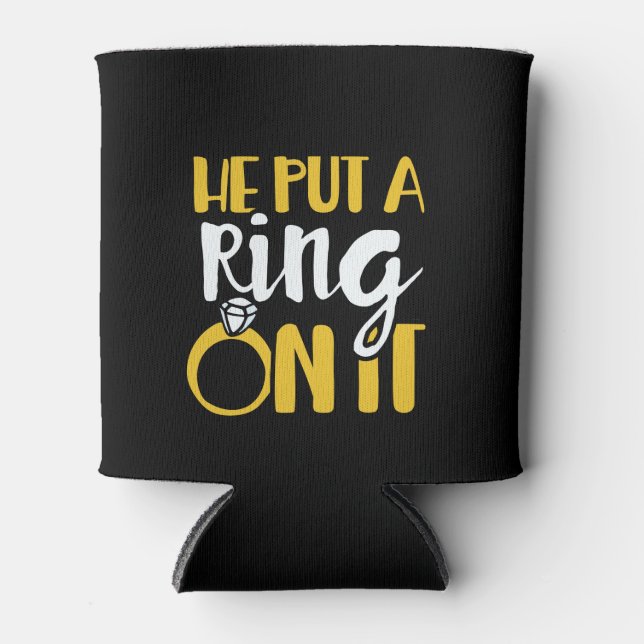 Enfriador De Latas Le puso un anillo (Anverso)