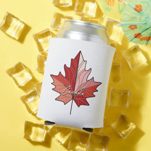 Enfriador De Latas Leaf de arce canadiense contemporánea ID1071
