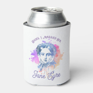 Enfriador De Latas Lector De Cute Me Casé Con Él Retrato Jane Eyre