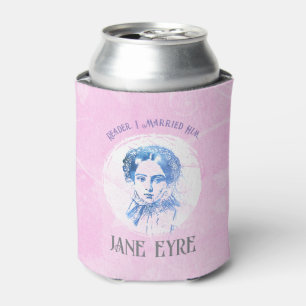 Enfriador De Latas Lector De Retratos De Cute Rosa Jane Eyre Me Casé