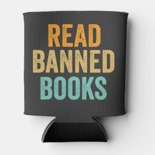 Enfriador De Latas Leí Libros Prohibidos Gracioso Botón Lector de Lib