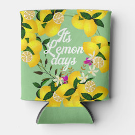 Enfriador De Latas Lemon Days Green
