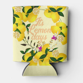 Enfriador De Latas Lemon Days Yellow