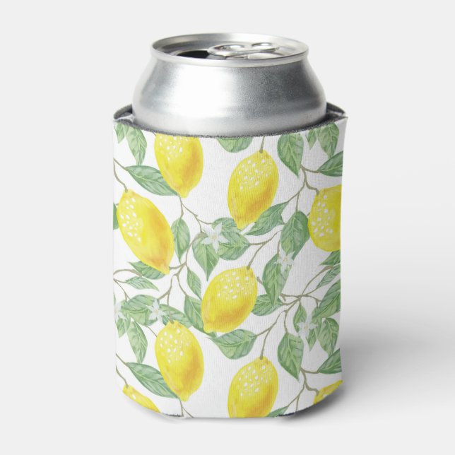 Enfriador De Latas Lemones amarillos bonitos (Lata Anverso)