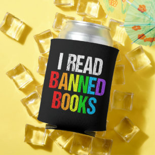 Enfriador De Latas Leo Libros Prohibidos Arcoíris