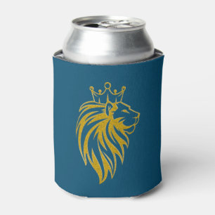 Enfriador De Latas León con corona - Estilo de oro 2