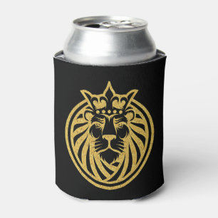 Enfriador De Latas León con corona - Estilo de oro 4