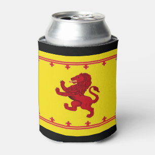 Enfriador De Latas León desenfrenado rojo de Escocia