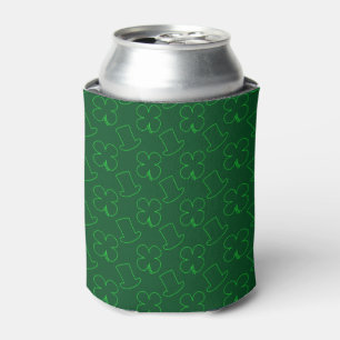 Enfriador De Latas Leprechaun Gorra y patrón de trineo