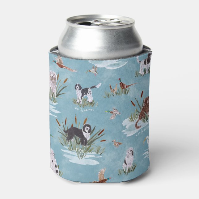 Enfriador de latas LES BARBETS Azul (Lata Anverso)