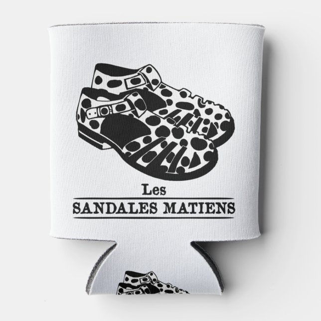 Enfriador De Latas ¡LES SANDALES MATIENES! (chien) (Anverso)