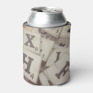 Enfriador De Latas Letras de juego de fichas alfabeto