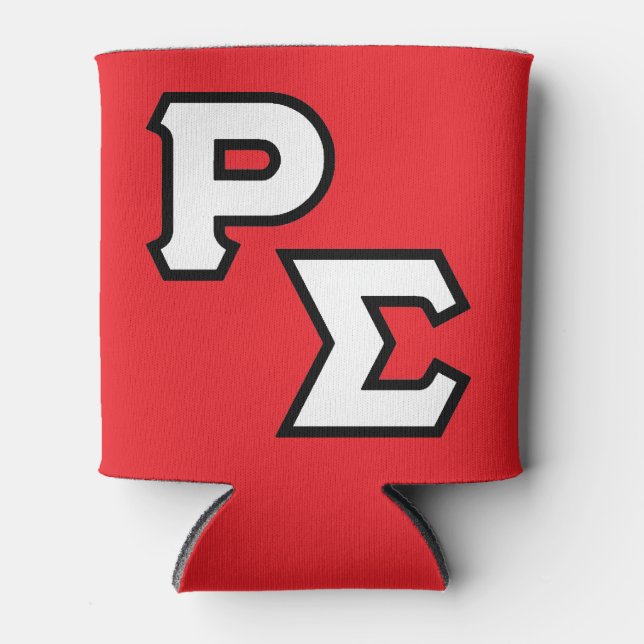 Enfriador De Latas Letras Refrigerador de bebidas - Rojo (Anverso)