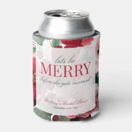 Enfriador De Latas Let's Be Merry Christmas Bridal Shower