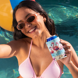 Enfriador De Latas Let's Flamingle Beach Fiesta