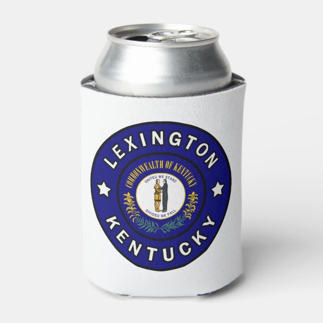 Enfriador De Latas Lexington Kentucky (Lata Anverso)