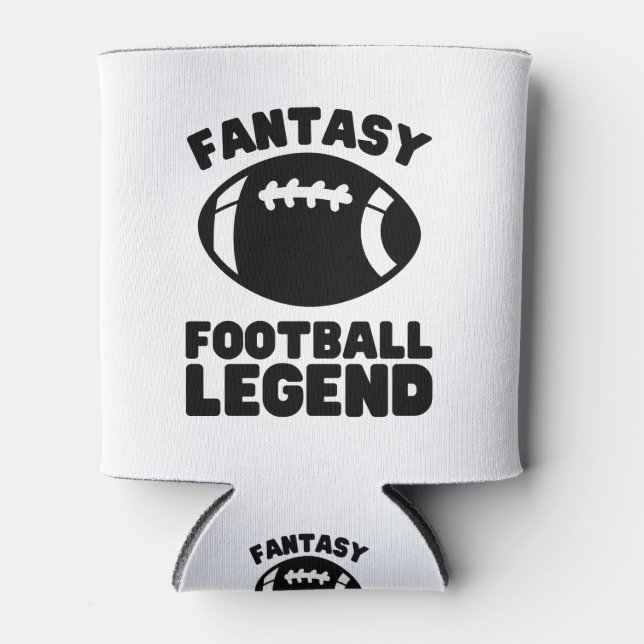 Enfriador De Latas Leyenda de Fantasy Football | Fantasía divertida (Anverso)