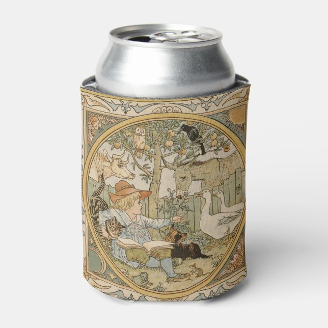 Enfriador De Latas Leyendo diversión (Lata Anverso)