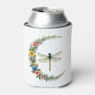 Enfriador De Latas Libélula Boho Luna Creciente Signo de Paz Hippie D