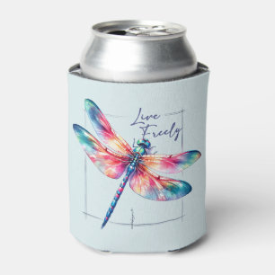 Enfriador De Latas Libremente en vivo - Dragonfly artístico