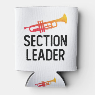 Enfriador De Latas Líder de la sección Trumpet marchando en banda
