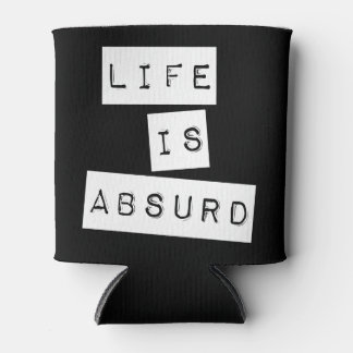 Enfriador De Latas Life is Absurd Black