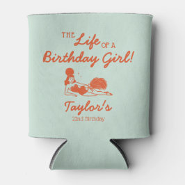 Enfriador De Latas Life of a Birthday Girl Party