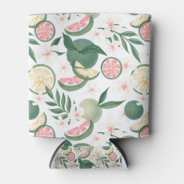 Enfriador De Latas Limas tropicales de verano (Anverso)