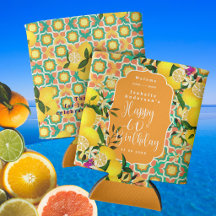 Limon Mediterráneo 60 Cumpleaños Naranja