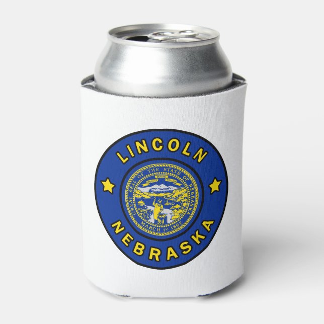 Enfriador De Latas Lincoln Nebraska (Lata Anverso)