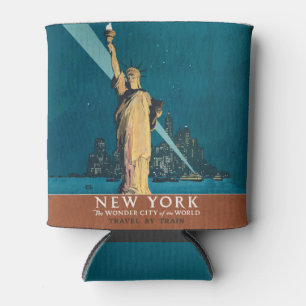 Enfriador De Latas Línea aérea de la ciudad de Nueva York para la lib