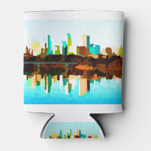 Enfriador De Latas Línea aérea de Minneapolis Minnesota por Jon Bar