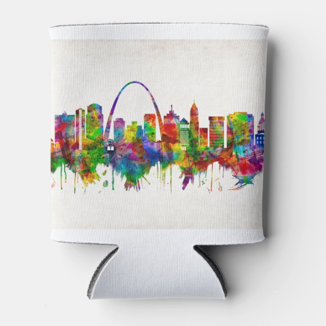 Enfriador De Latas Línea aérea de St. Louis Missouri (Anverso)