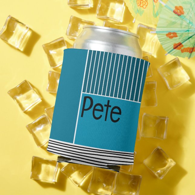 Enfriador De Latas Líneas abstractas (Verano in situ)