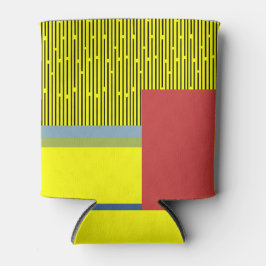 Enfriador De Latas Líneas abstractas y Rectángulos