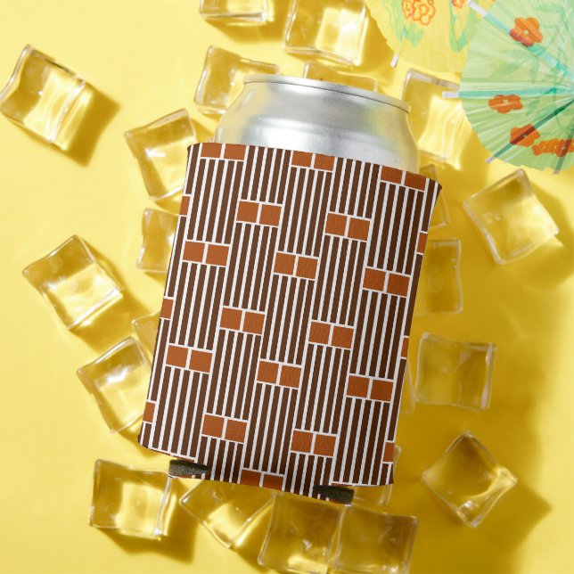 Enfriador De Latas Líneas y cajas marrones (Verano in situ)