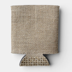 Enfriador De Latas Lino crudo: Tela texturada natural.