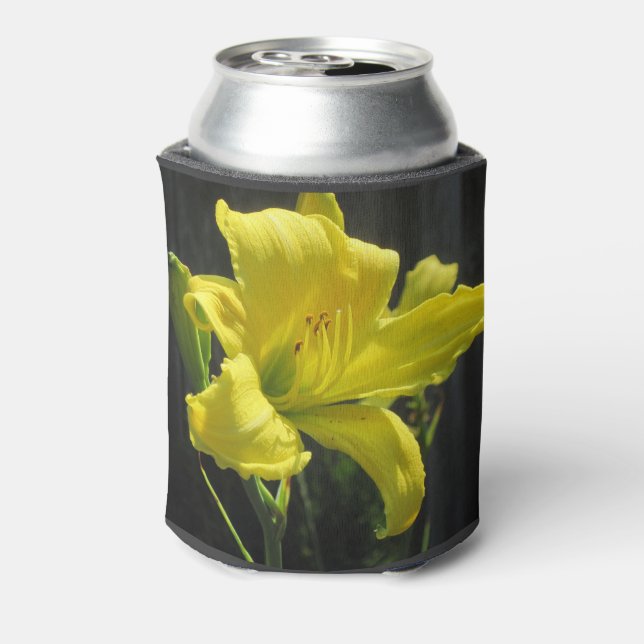Enfriador De Latas Lirio amarillo (Reverso de la lata)