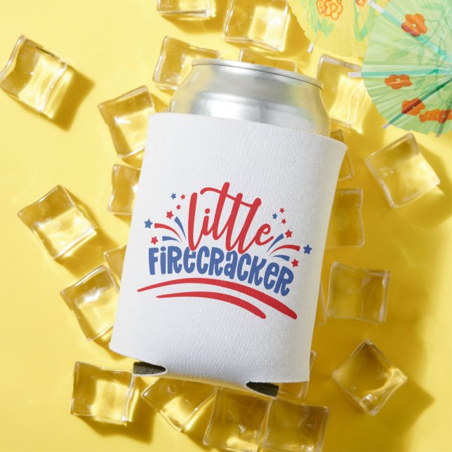 Enfriador De Latas Little Firecracker 4 de julio (Verano in situ)