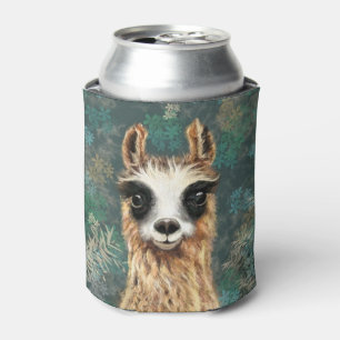 Enfriador De Latas Llama de bebé curiosa - curada