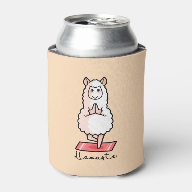 Enfriador De Latas Llama de yoga - Llamaste (Lata Anverso)